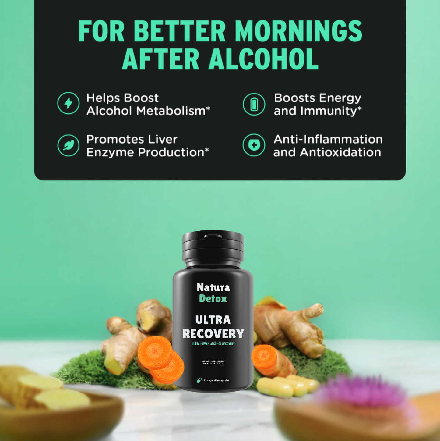 NaturaDetox™ Natural Ultra Recover Detox Capsules