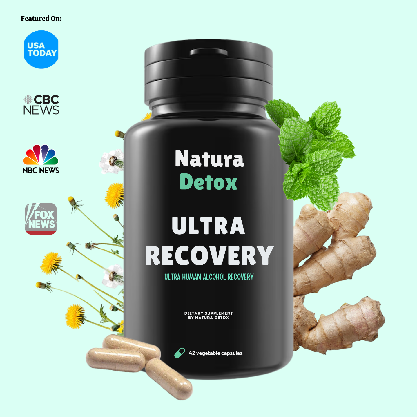NaturaDetox™ Natural Ultra Recover Detox Capsules